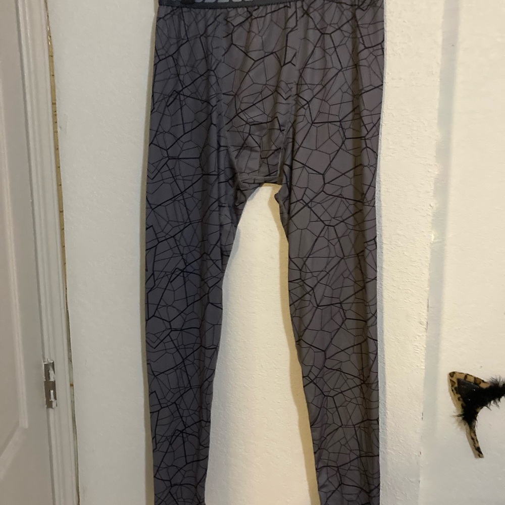 Russell Athletic Gray Patterned Men's Leggings